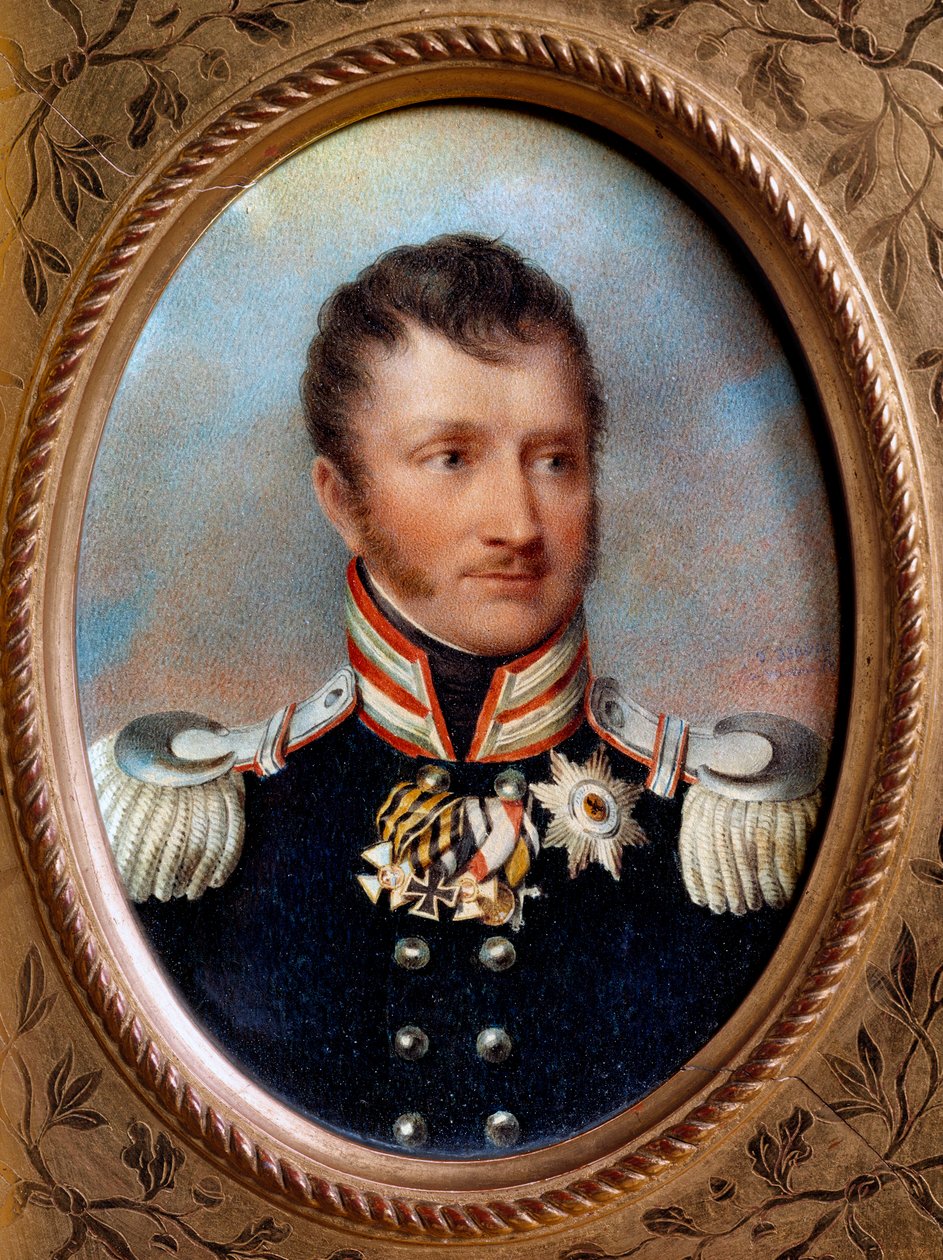 III. Frigyes Vilmos porosz - „” III. Frigyes Vilmos porosz (1770-1840) porosz király portréja”” Keresztelő János Izabey (1767-1855) festménye 19. század alkotó: Jean Baptiste Isabey