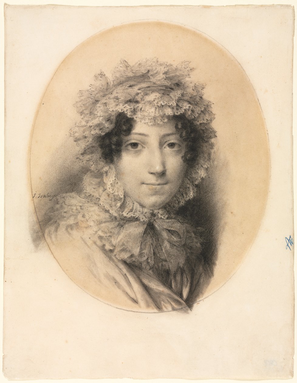 Egy hölgy portréja alkotó: Jean Baptiste Isabey