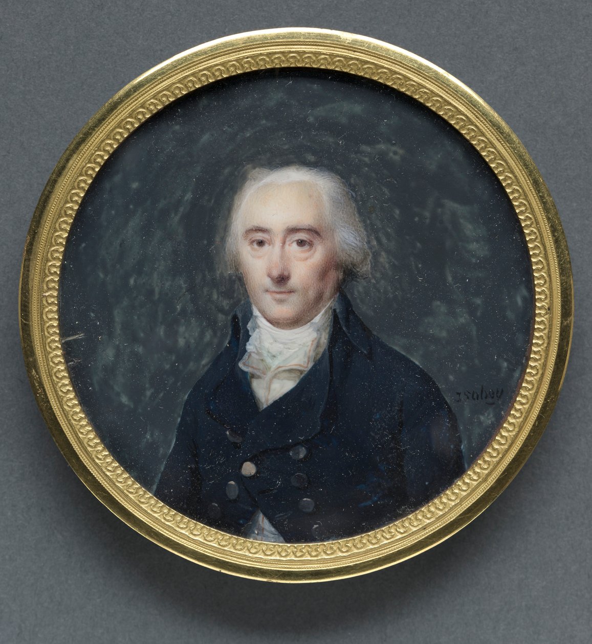 Férfi portréja, 1790-es évek eleje. alkotó: Jean Baptiste Isabey