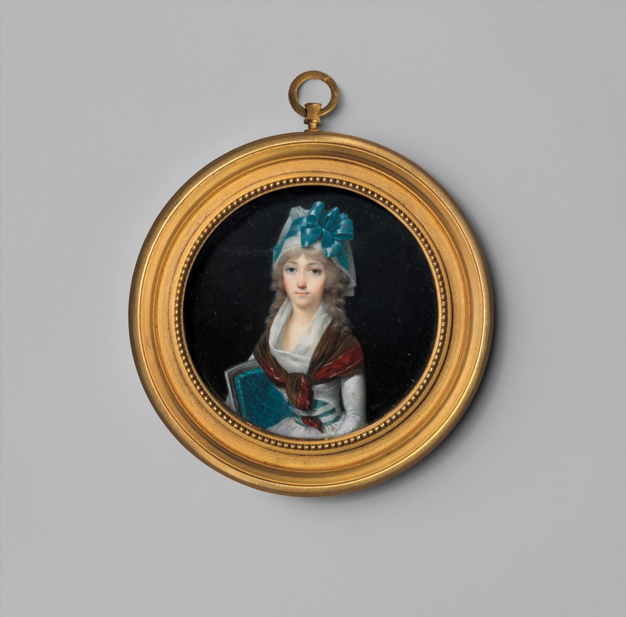Női portré, 1795 körül (elefántcsont) alkotó: Jean Baptiste Isabey