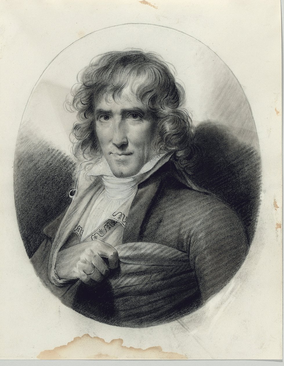A művész portréja Joseph Chinard alkotó: Jean Baptiste Isabey