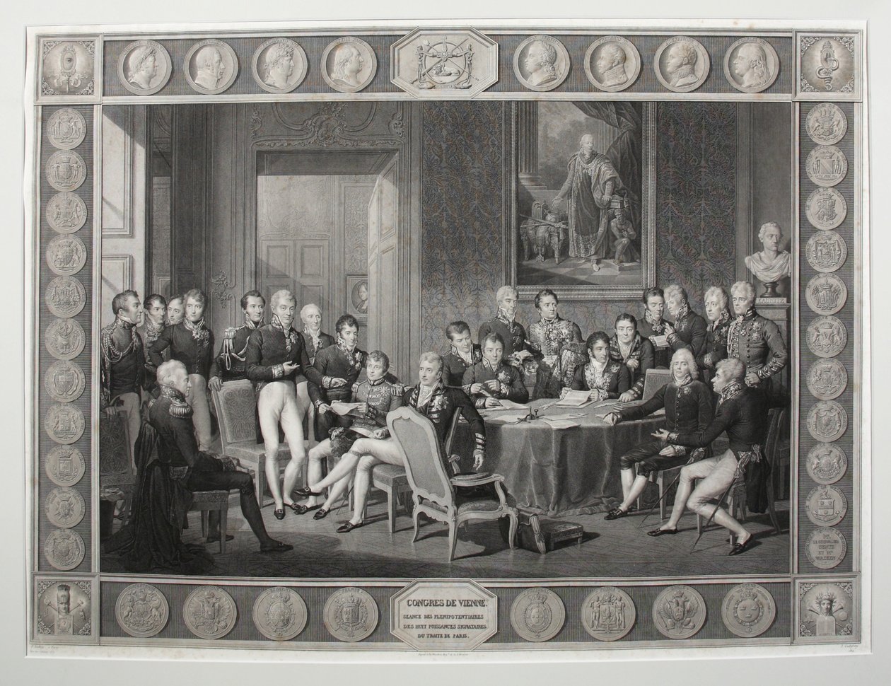Bécsi Kongresszus, 1815 alkotó: Jean Baptiste Isabey