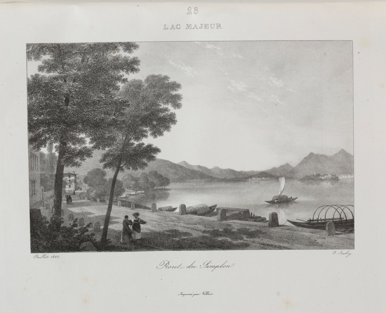 Olaszországi utazás 1822-ben alkotó: Jean Baptiste Isabey