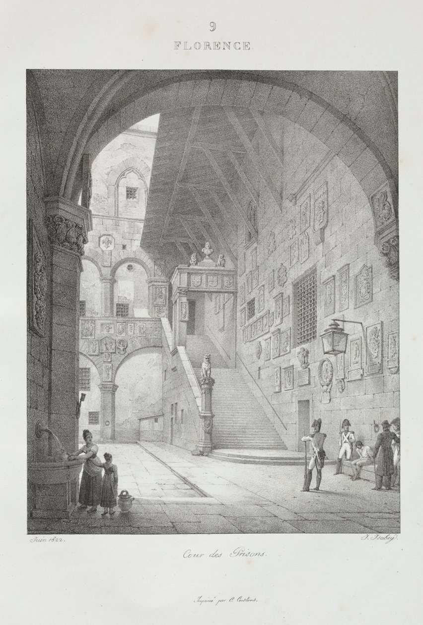 Olaszországi utazás 1822-ben alkotó: Jean Baptiste Isabey