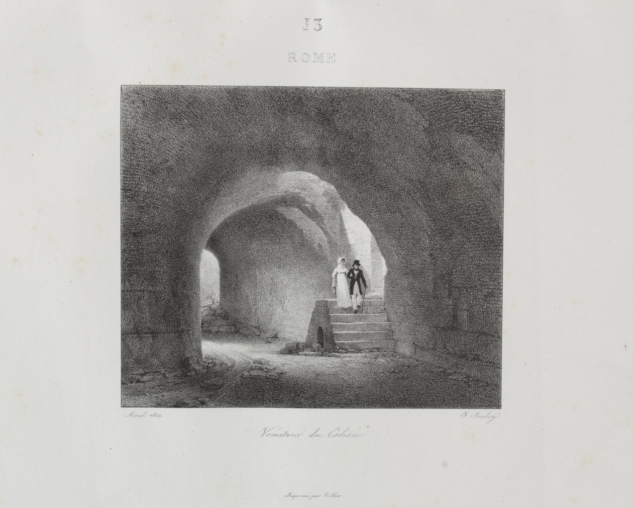 Olaszországi utazás 1822-ben alkotó: Jean Baptiste Isabey