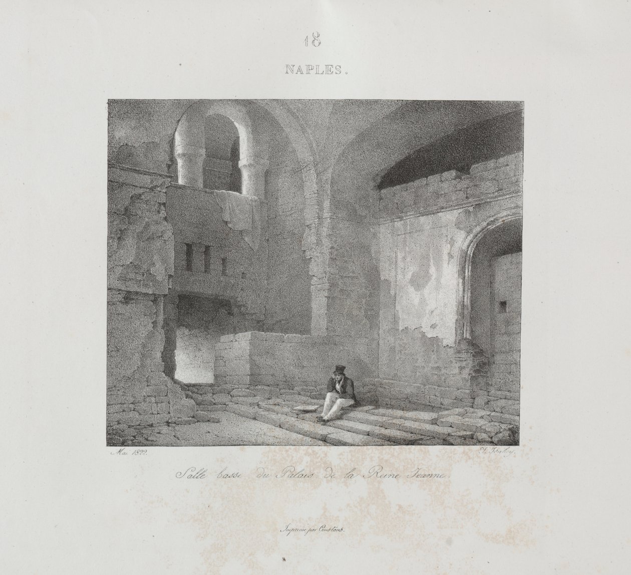 Olaszországi utazás 1822-ben alkotó: Jean Baptiste Isabey