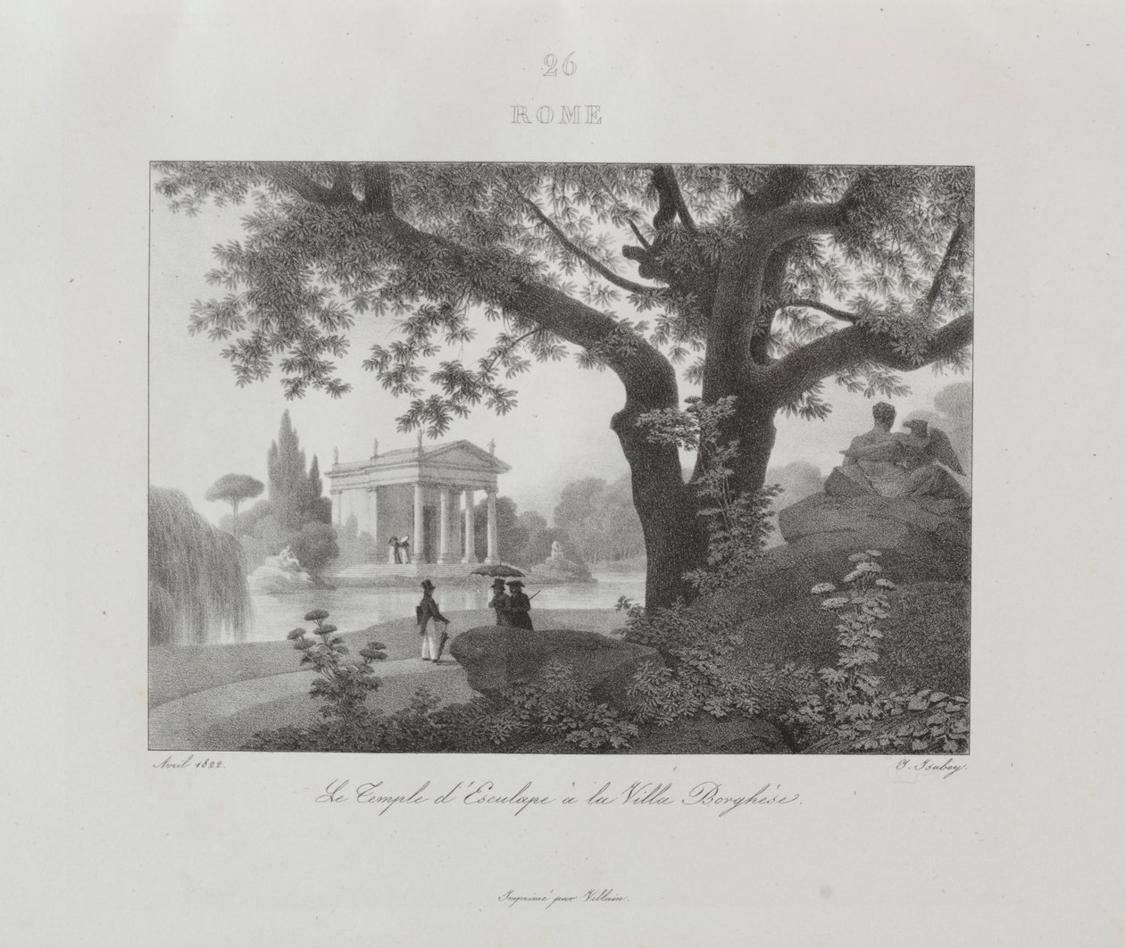 Olaszországi utazás 1822-ben alkotó: Jean Baptiste Isabey