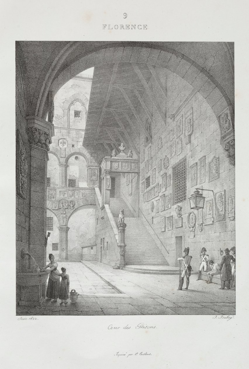 Olaszországi utazás 1822-ben, 1833-ban. alkotó: Jean Baptiste Isabey