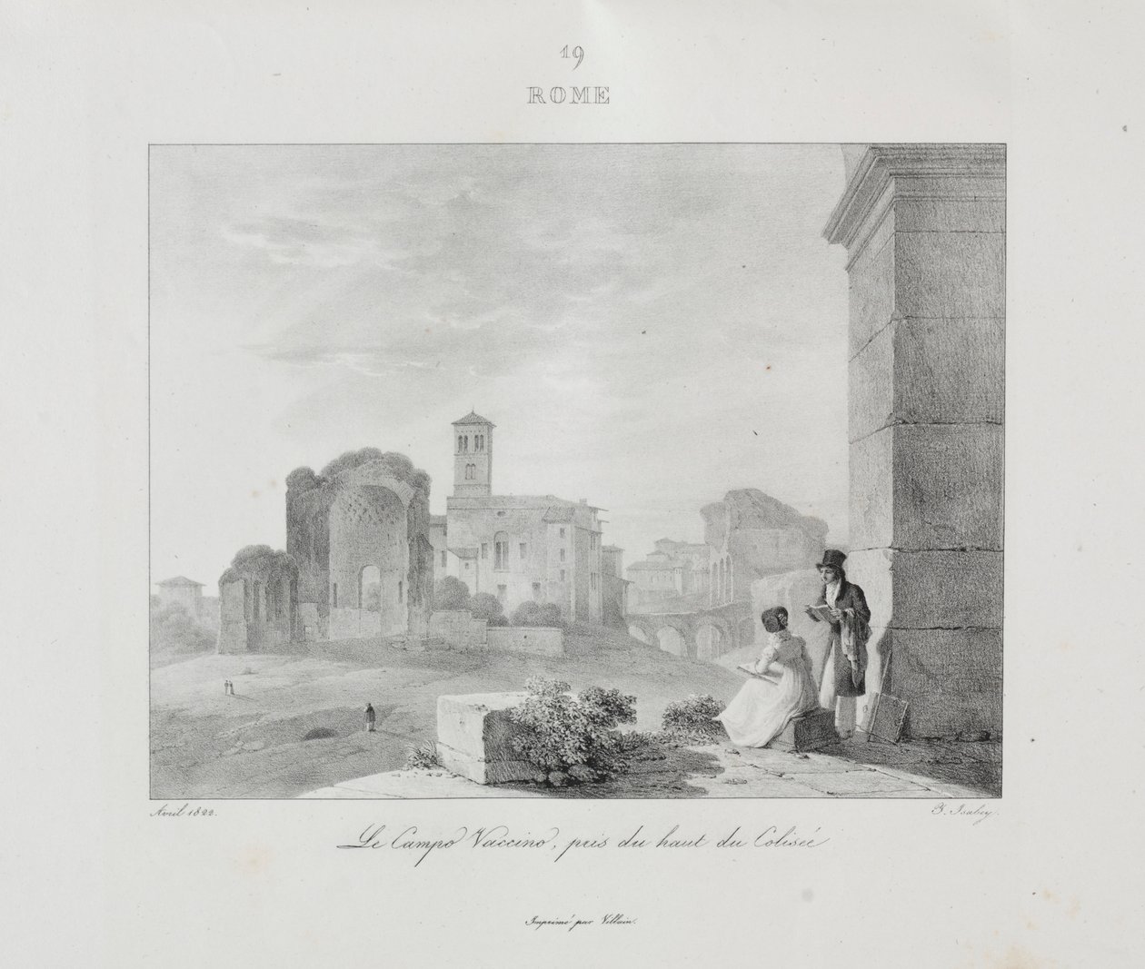 Olaszországi utazás 1822-ben, 1833-ban. alkotó: Jean Baptiste Isabey