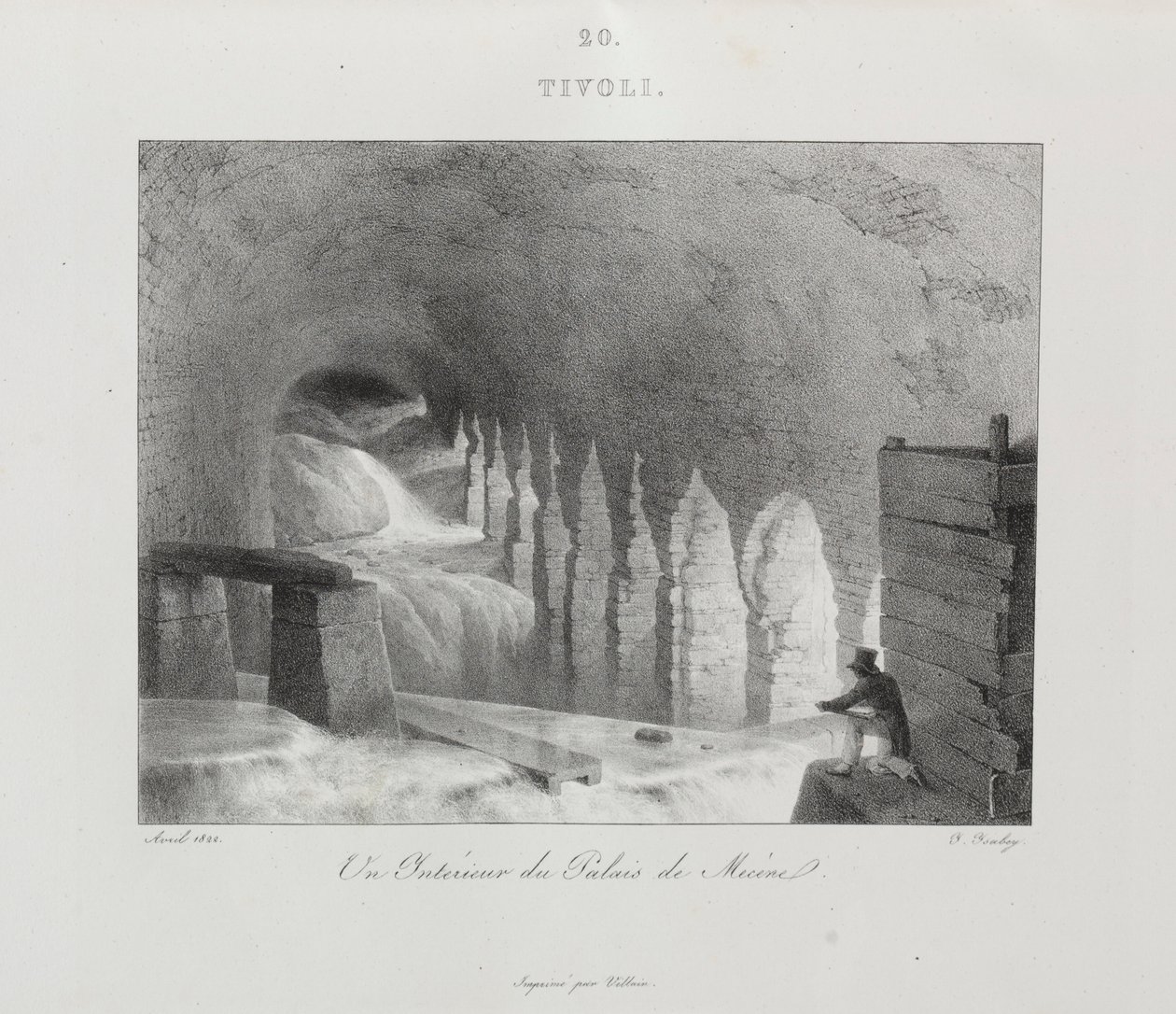 Olaszországi utazás 1822-ben, 1833-ban. alkotó: Jean Baptiste Isabey