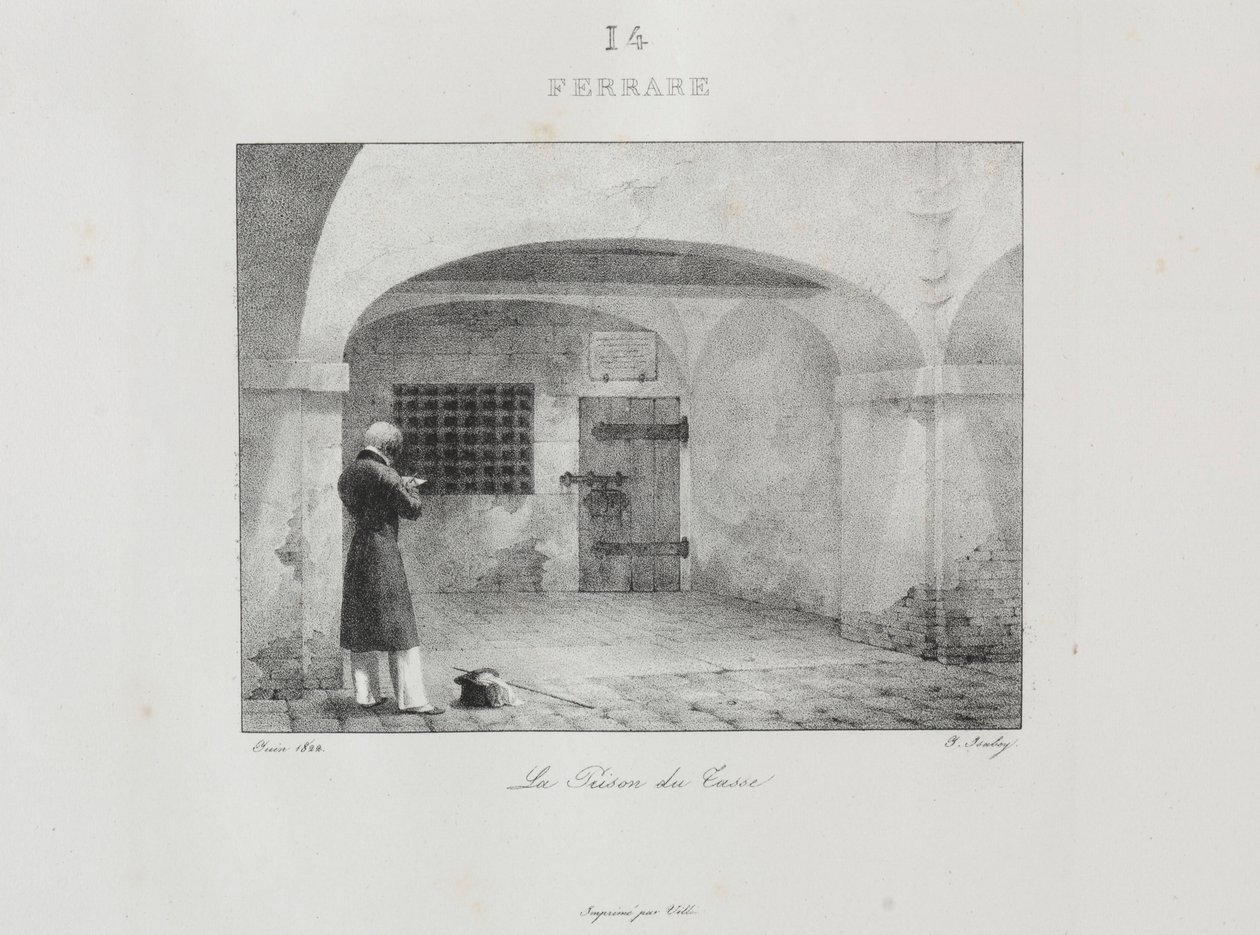 Olaszországi utazás 1822-ben, 1833-ban. alkotó: Jean Baptiste Isabey