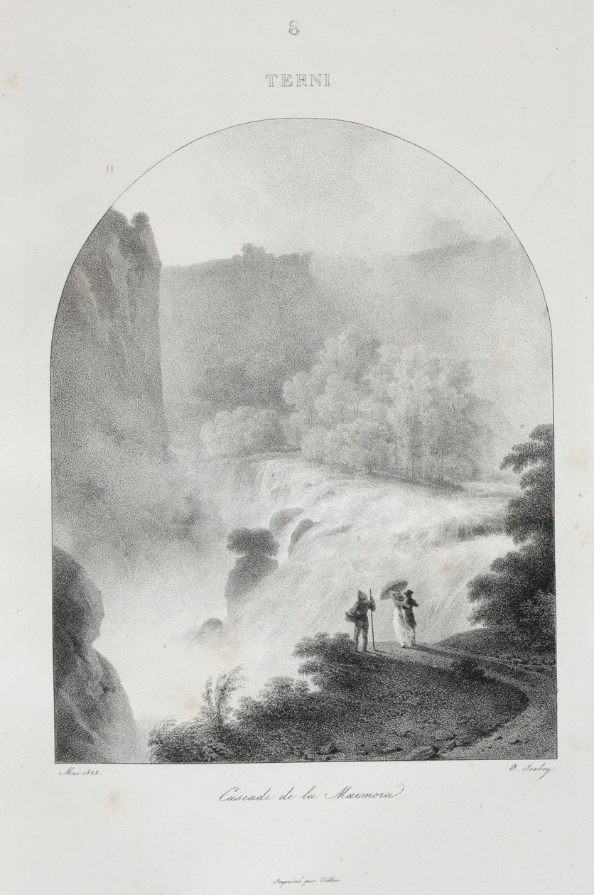 Olaszországi utazás 1822-ben, 1833-ban. alkotó: Jean Baptiste Isabey