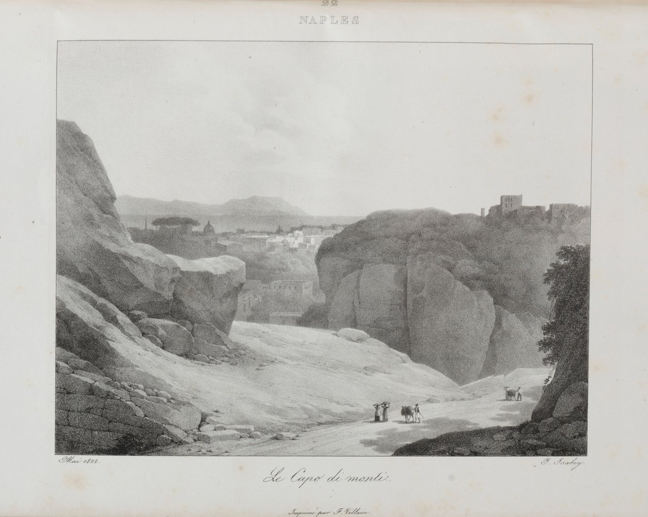 Olaszországi utazás 1822-ben, 1833-ban. alkotó: Jean Baptiste Isabey