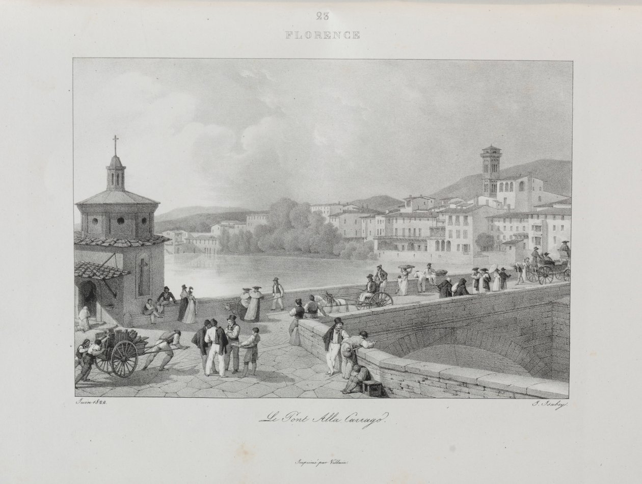 Olaszországi utazás 1822-ben, 1833-ban. alkotó: Jean Baptiste Isabey