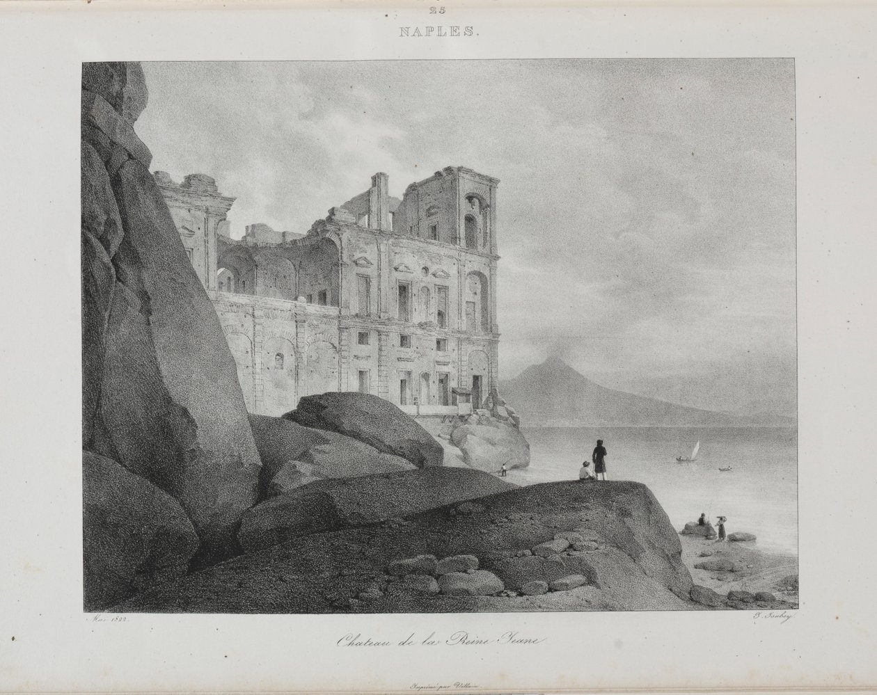 Olaszországi utazás 1822-ben, 1833-ban. alkotó: Jean Baptiste Isabey