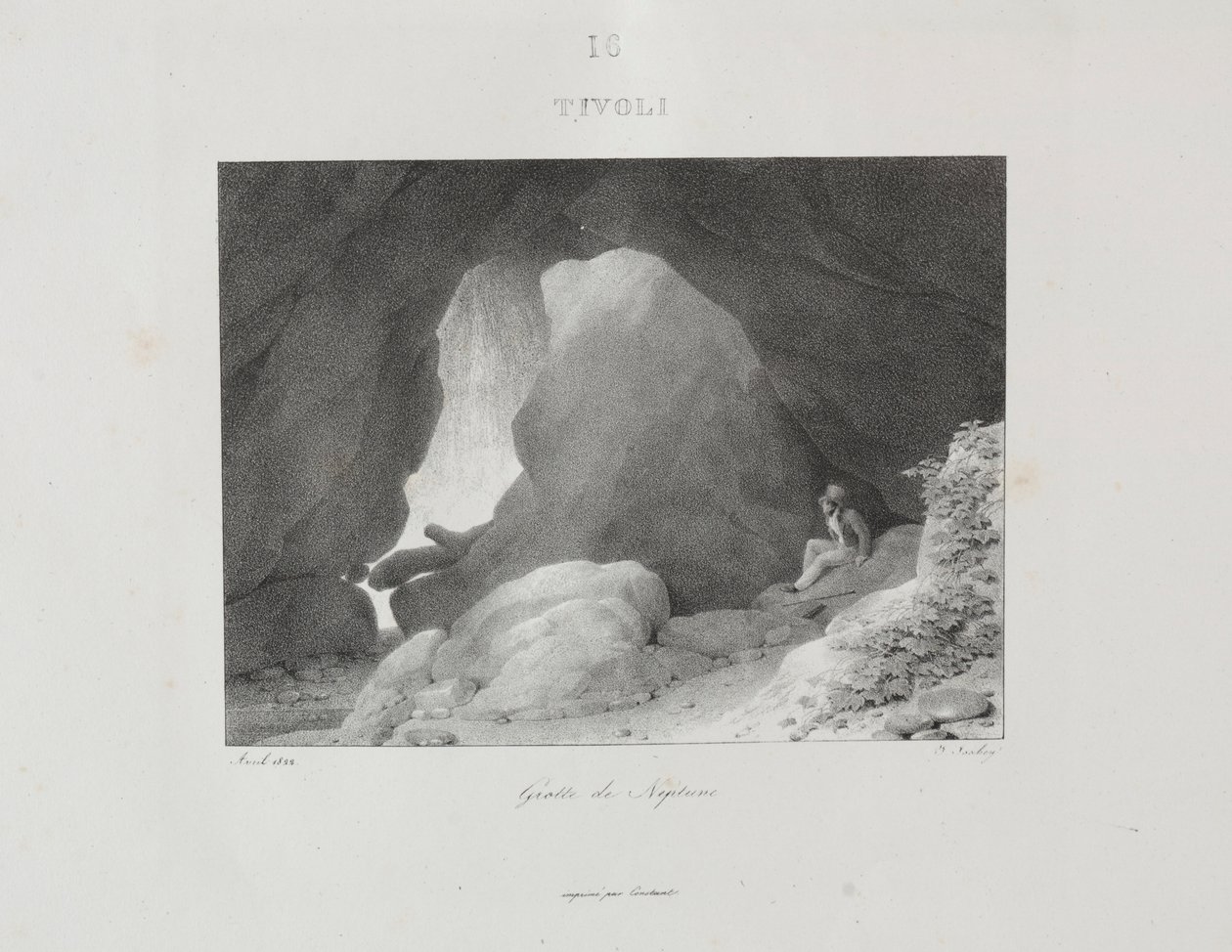 Olaszországi utazás 1822-ben, 1833-ban. alkotó: Jean Baptiste Isabey