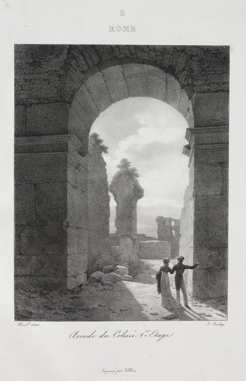 Olaszországi utazás 1822-ben, 1833-ban. alkotó: Jean Baptiste Isabey