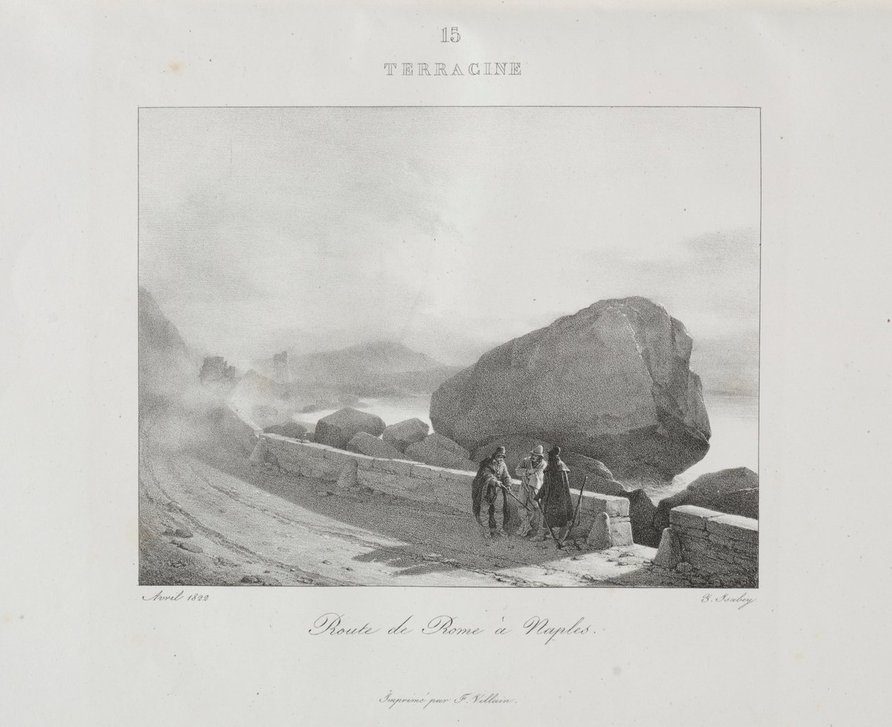 Olaszországi utazás 1822-ben, 1833-ban. alkotó: Jean Baptiste Isabey