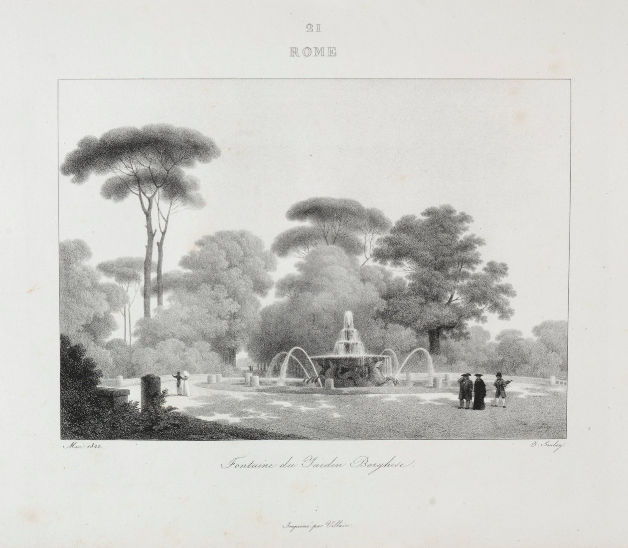 Olaszországi utazás 1822-ben, 1833-ban. alkotó: Jean Baptiste Isabey