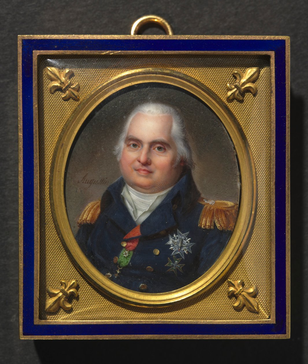 XVIII. Lajos portréja, Kr. u. 1822. alkotó: Jean Baptiste Jacques Augustin