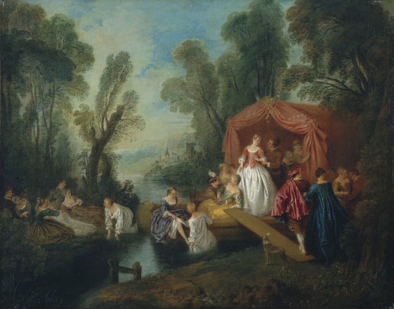 Indulás Cithera szigetére alkotó: Jean Baptiste Joseph Pater