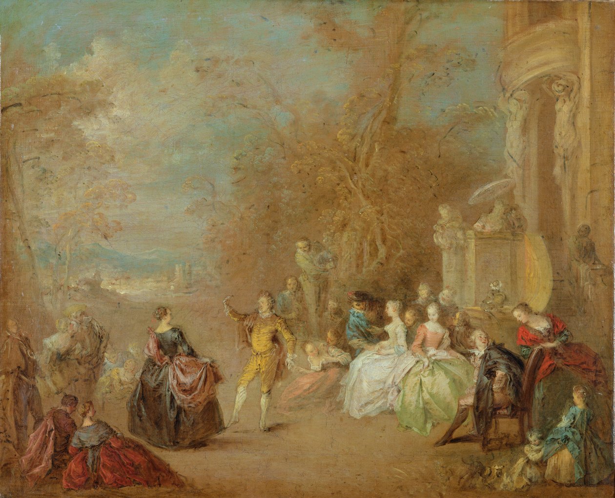 A Country Dance alkotó: Jean Baptiste Joseph Pater