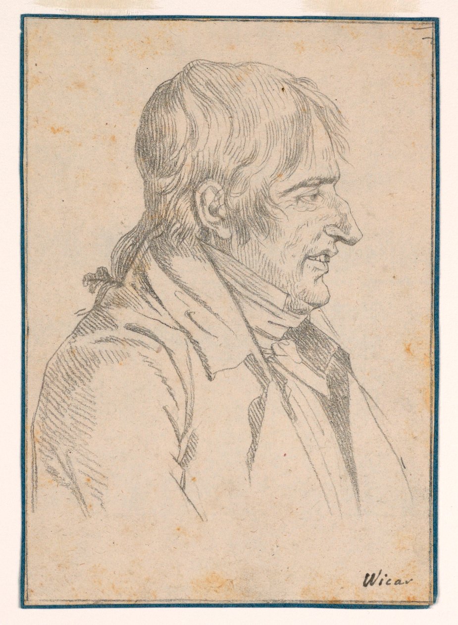 Egy férfi portréja alkotó: Jean Baptiste Joseph Wicar