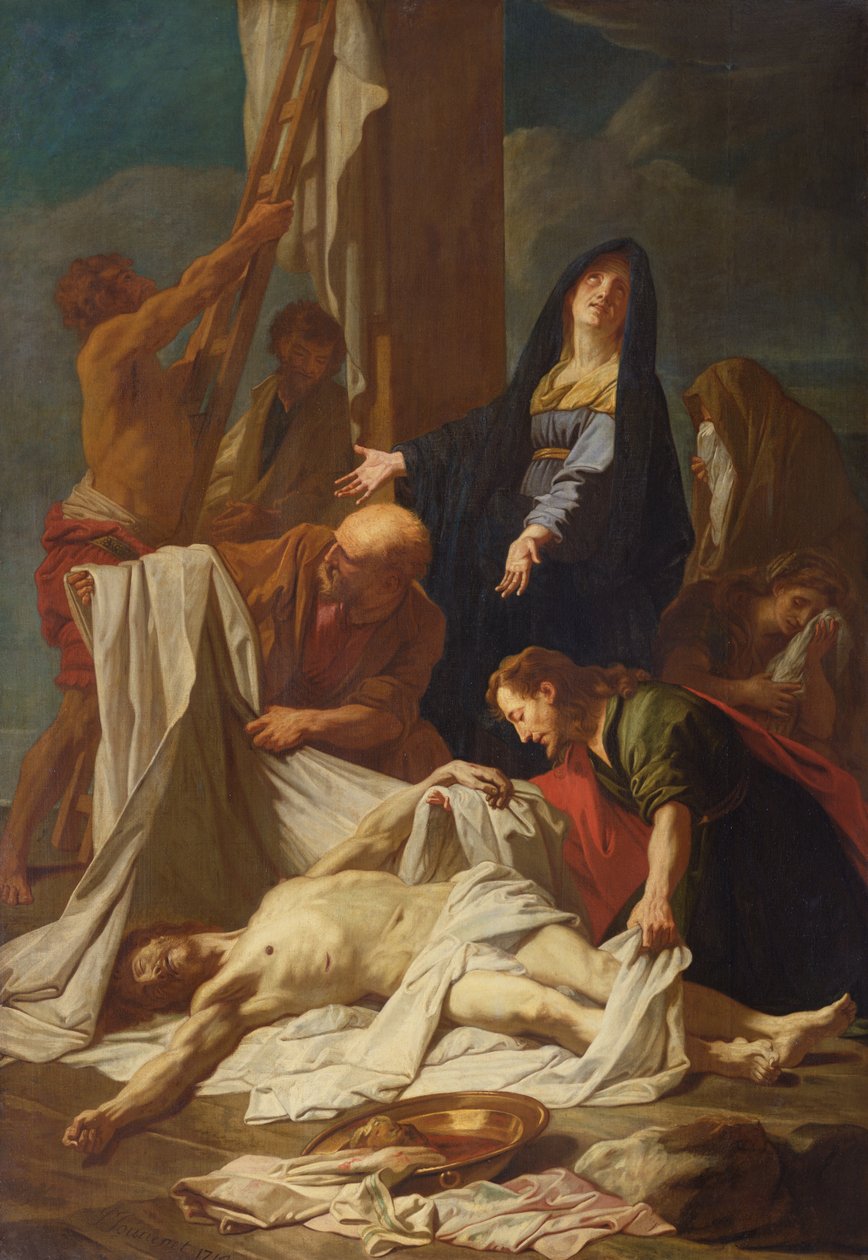 Krisztus leszállása a keresztről alkotó: Jean Baptiste Jouvenet
