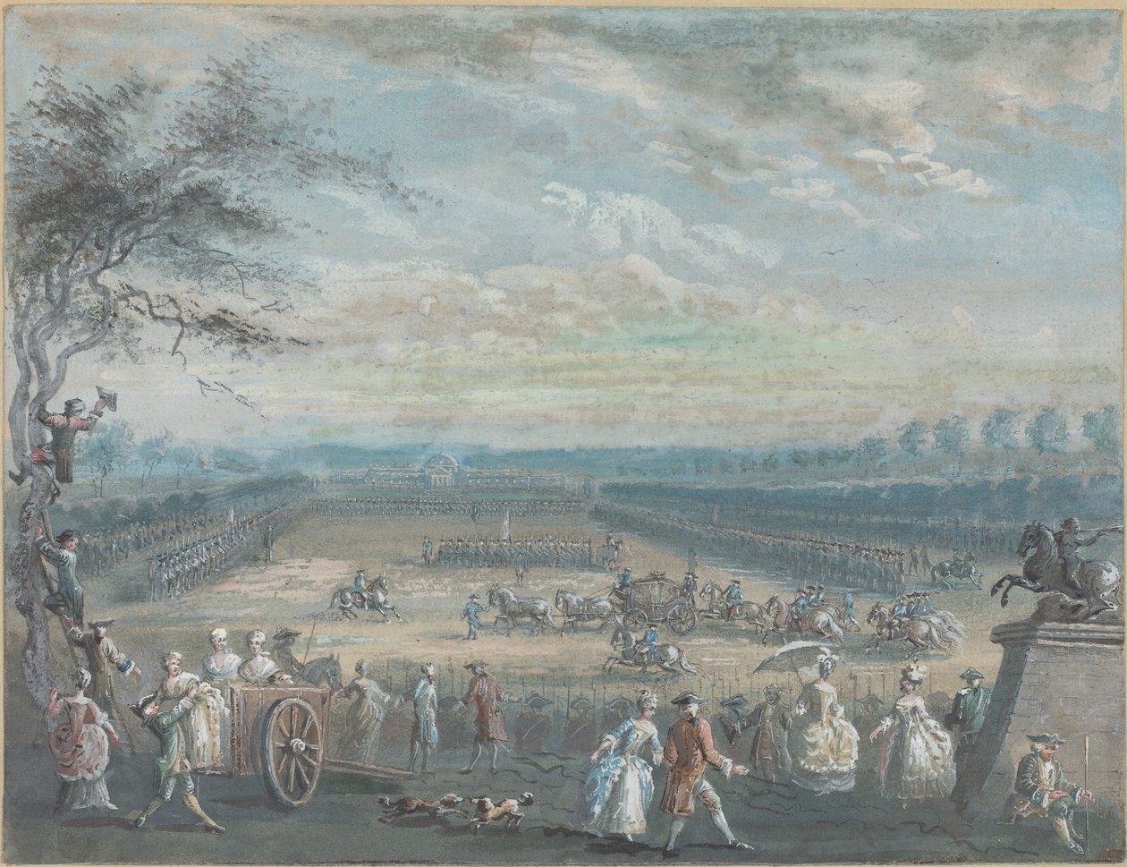 Szemle a Champs de Marsról alkotó: Jean Baptiste Le Paon