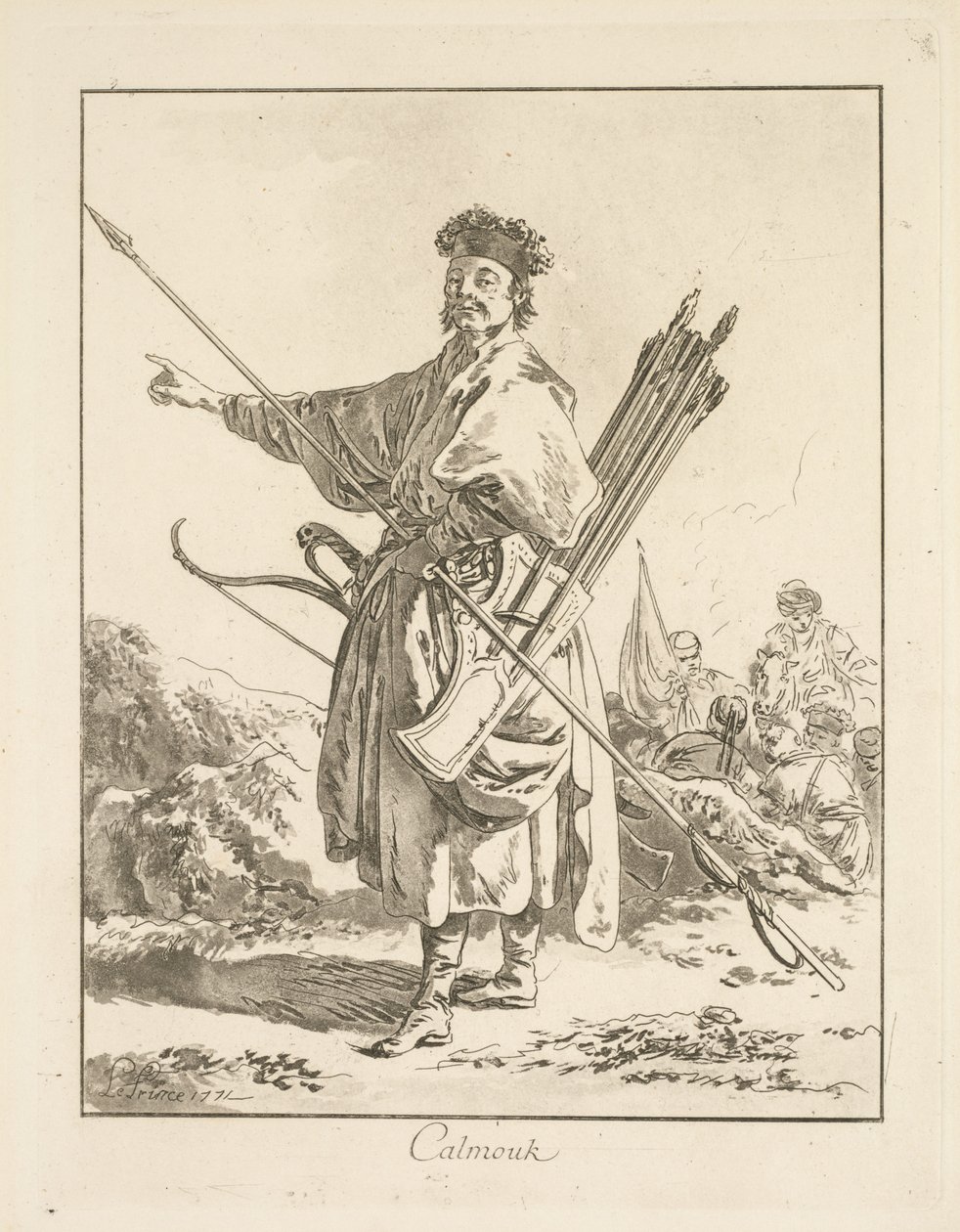 Calmouk alkotó: Jean Baptiste Le Prince