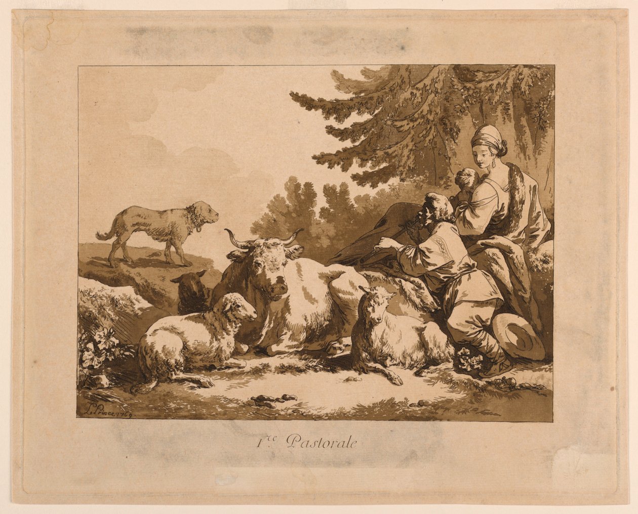 Első lelkipásztor alkotó: Jean Baptiste Le Prince