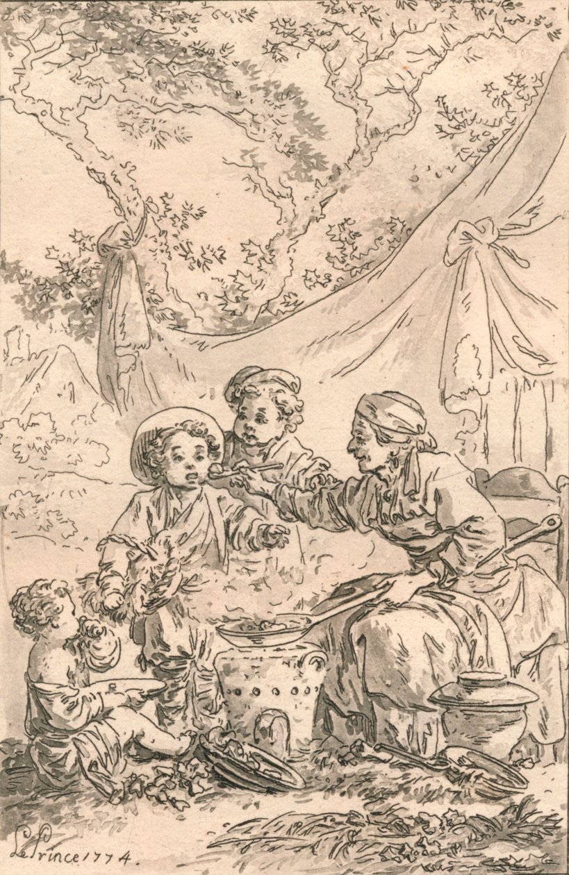 Le Gout, 1774. alkotó: Jean Baptiste Le Prince