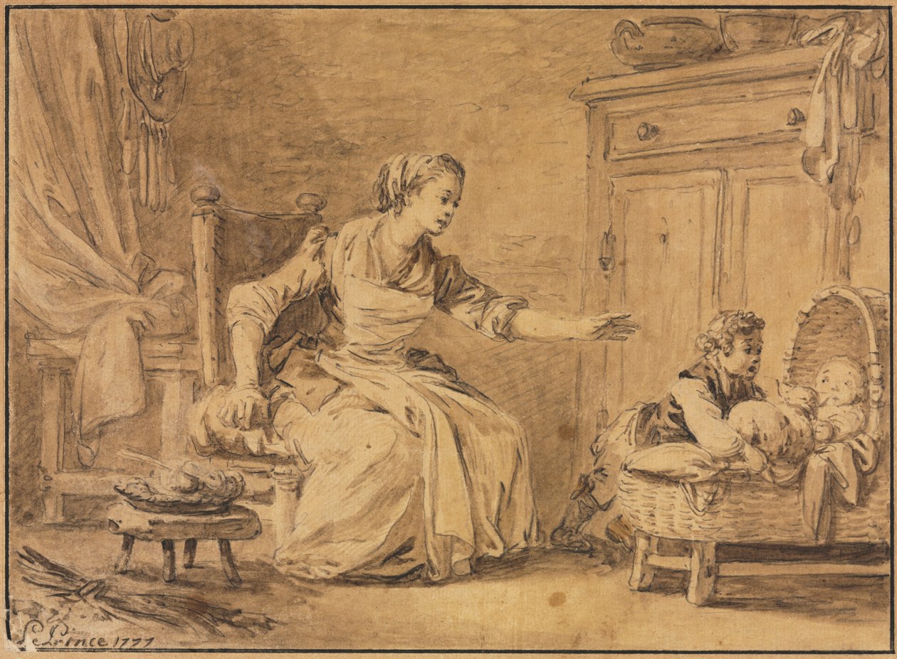 Anyai gondoskodás alkotó: Jean Baptiste Le Prince