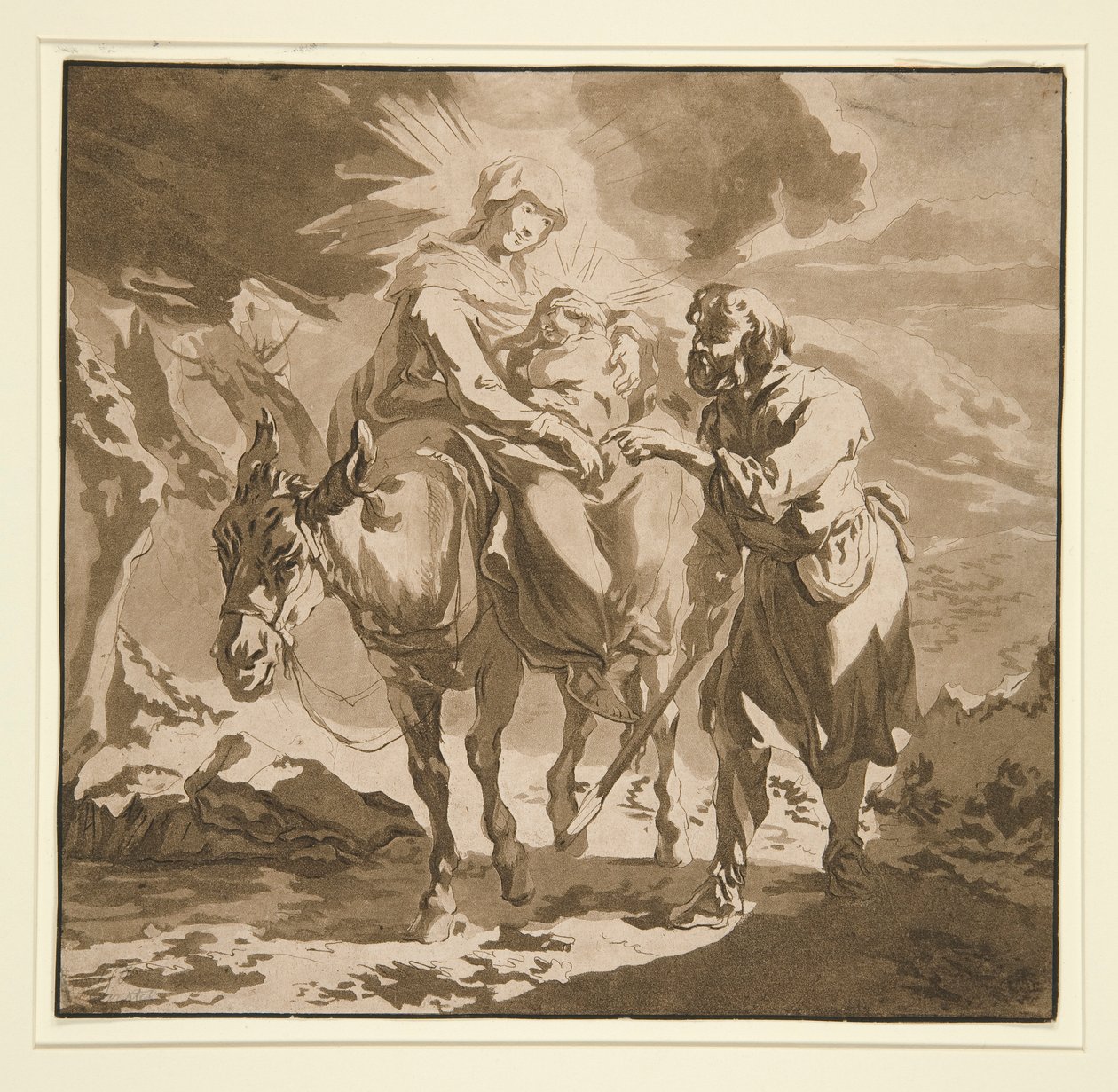 Repülés Egyiptomba alkotó: Jean Baptiste Le Prince