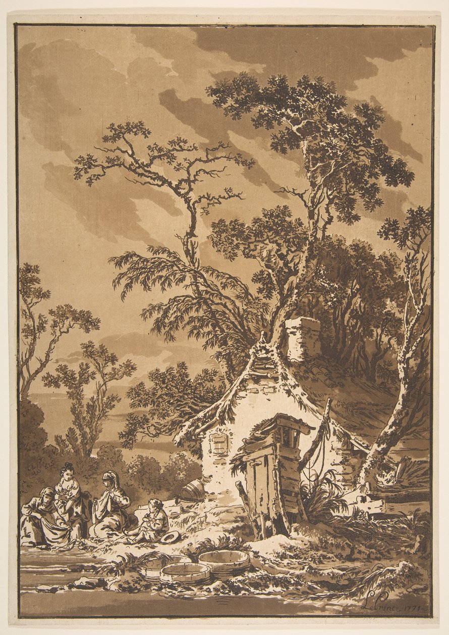 A mosónők A mosók, 1771. alkotó: Jean Baptiste Le Prince