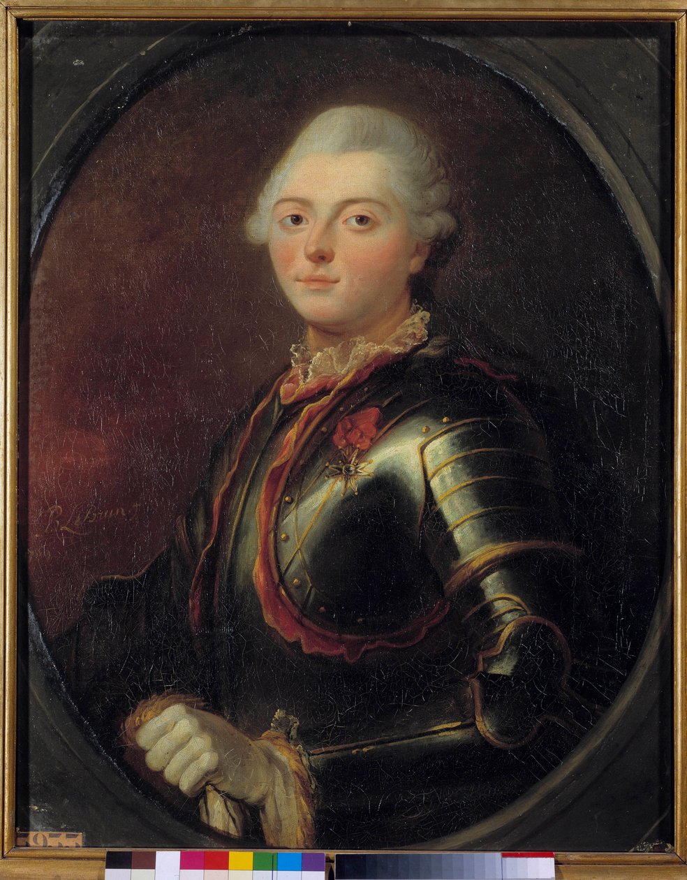 Charles Henri Theodat tengernagy, Estaing grófjának portréja (1729-1794) Jean Baptiste, Brun (1748-1813) festménye 1769. Mérete 0,83 x 0,66 m Versailles, Musee du Chateau alkotó: Jean Baptiste Lebrun