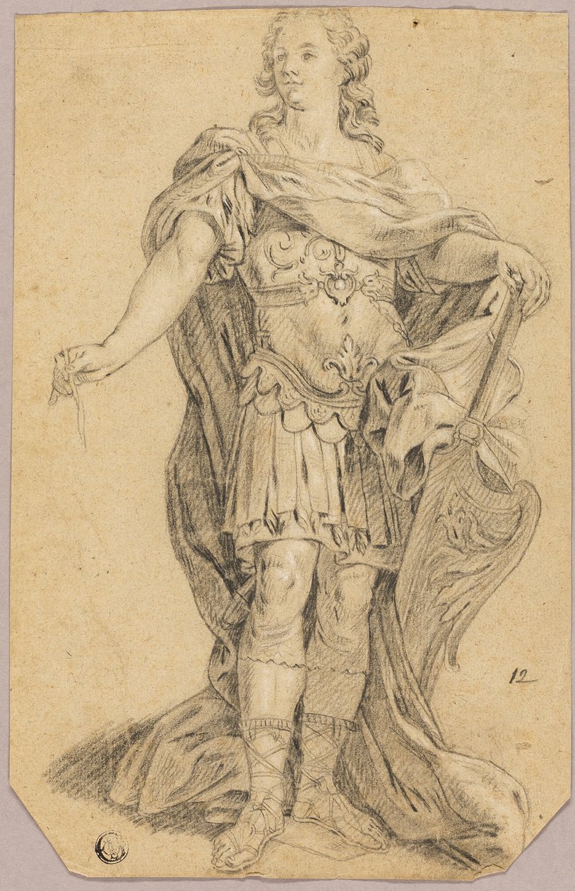 XIV. Lajos szobra alkotó: Jean Baptiste Lemoyne II