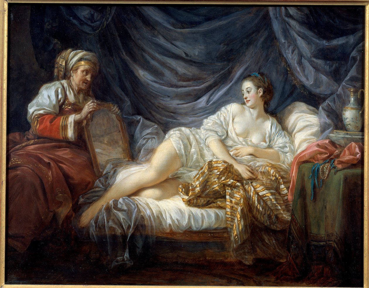 Jean Baptiste Leprince (1734-1781) La Sultane festménye, 1772 Metz, Szépművészeti Múzeum alkotó: Jean Baptiste Leprince