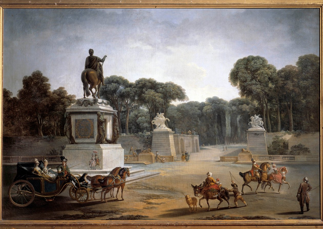 Louis XV Place Kilátás a Place de la Concorde jelenlegi párizsi XV. Jean-Baptiste Leprince (1734-1781) festménye alkotó: Jean Baptiste Leprince