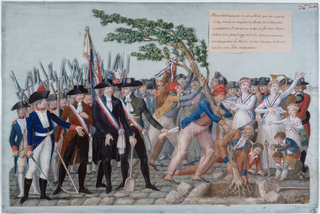 Szabadságfa 1789, c. 1790. alkotó: Jean Baptiste Lesueur