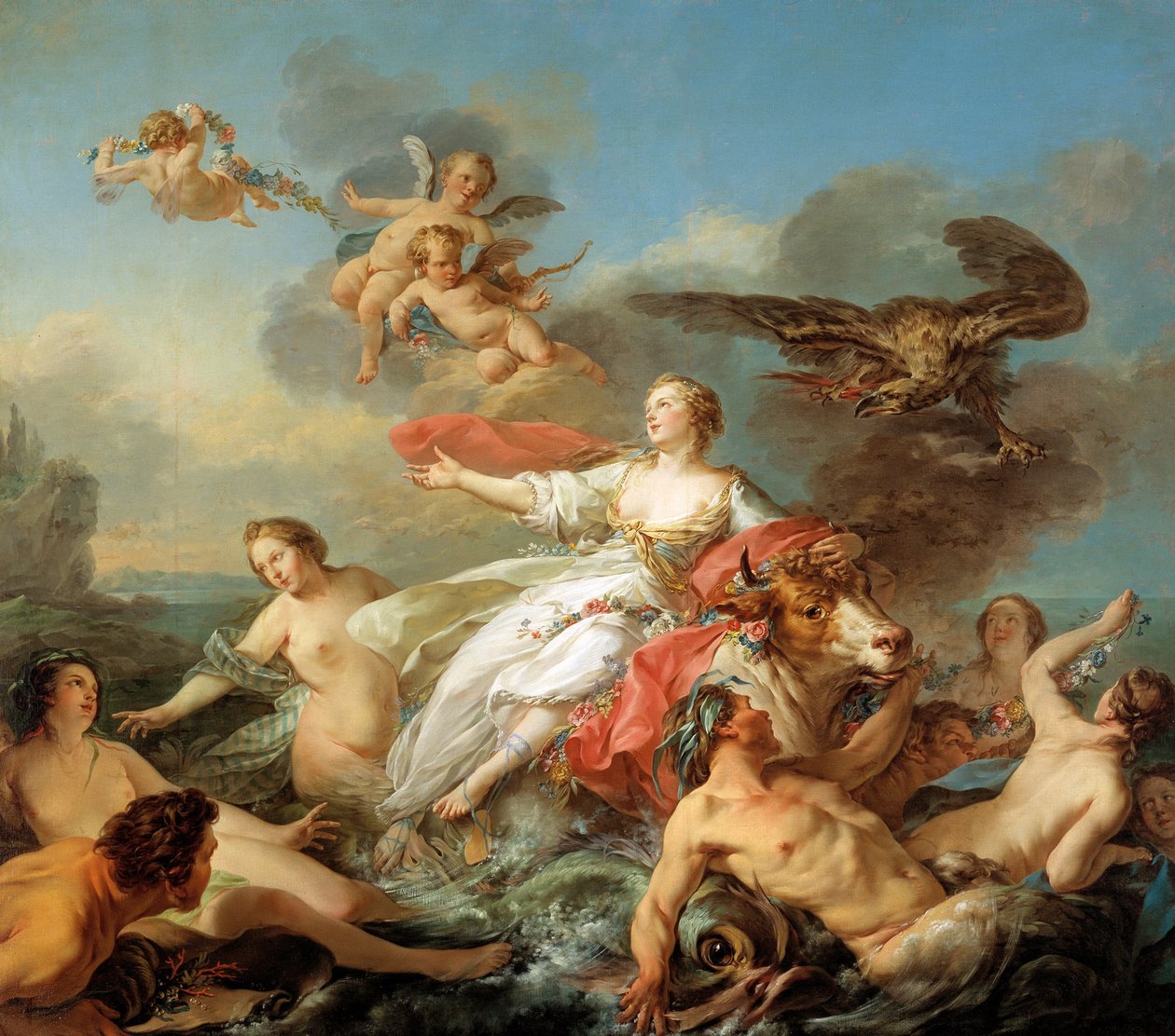 Az Europa elrablása alkotó: Jean Baptiste Marie Pierre