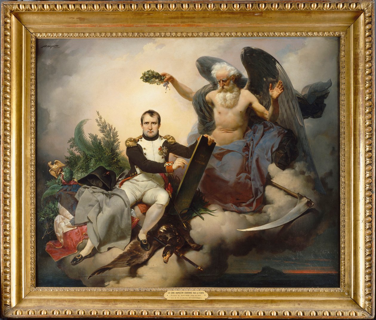 Napóleon. Allegória, 1833. alkotó: Jean Baptiste Mauzaisse