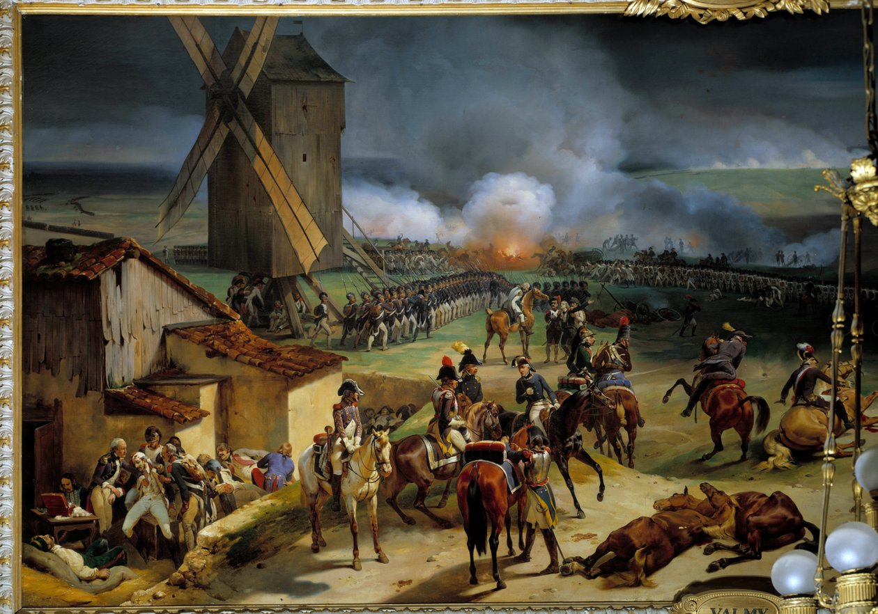 A valmyi csata szeptember 20-án alkotó: Jean Baptiste Mauzaisse