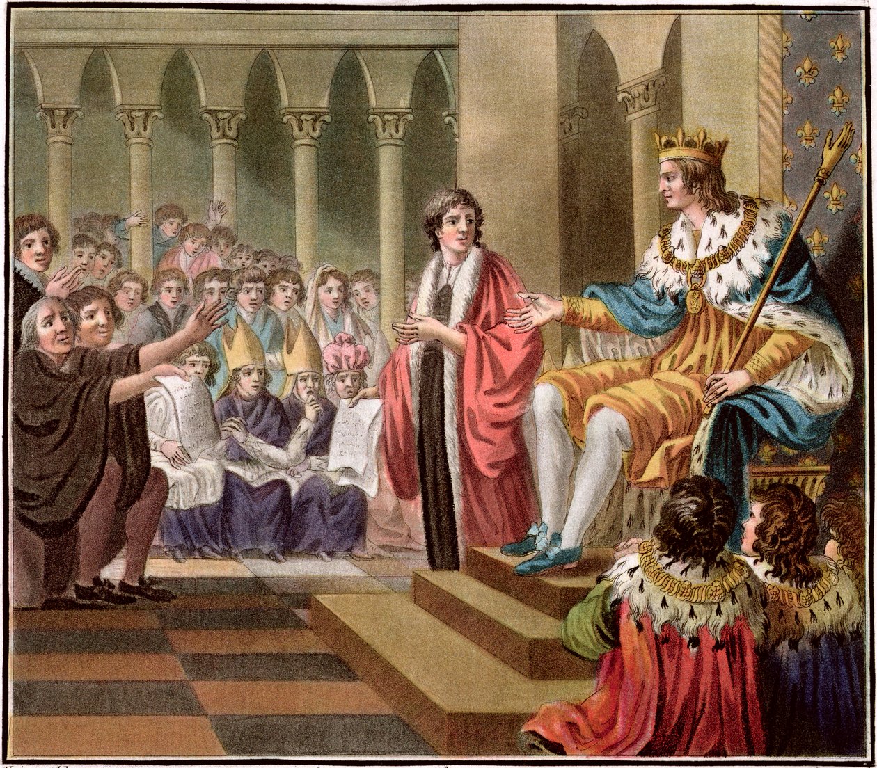 „XII. Lajos a nép atyjának nyilvánított”, 1506 1789 alkotó: Jean Baptiste Morret