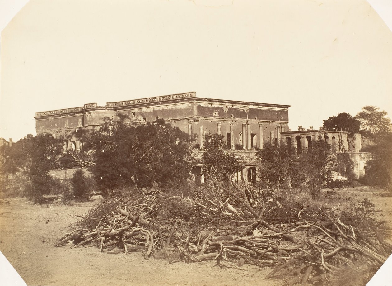[Metcalfe House, Delhi], 1858-61. alkotó: Jean Baptiste Oscar Mallitte