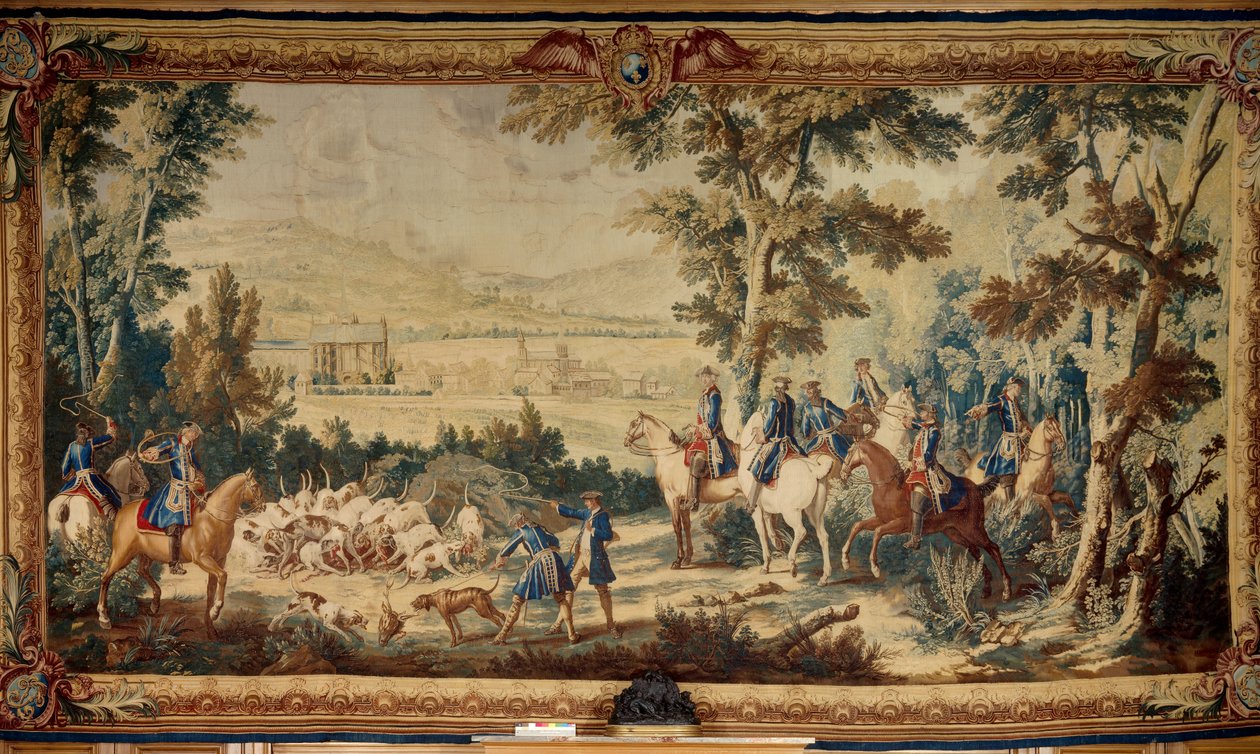 XV. Lajos vadászata. Jean Baptiste Oudry (1686-1755) kárpitja alkotó: Jean Baptiste Oudry