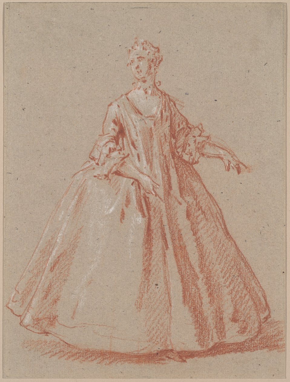 Álló Nő alkotó: Jean Baptiste Oudry