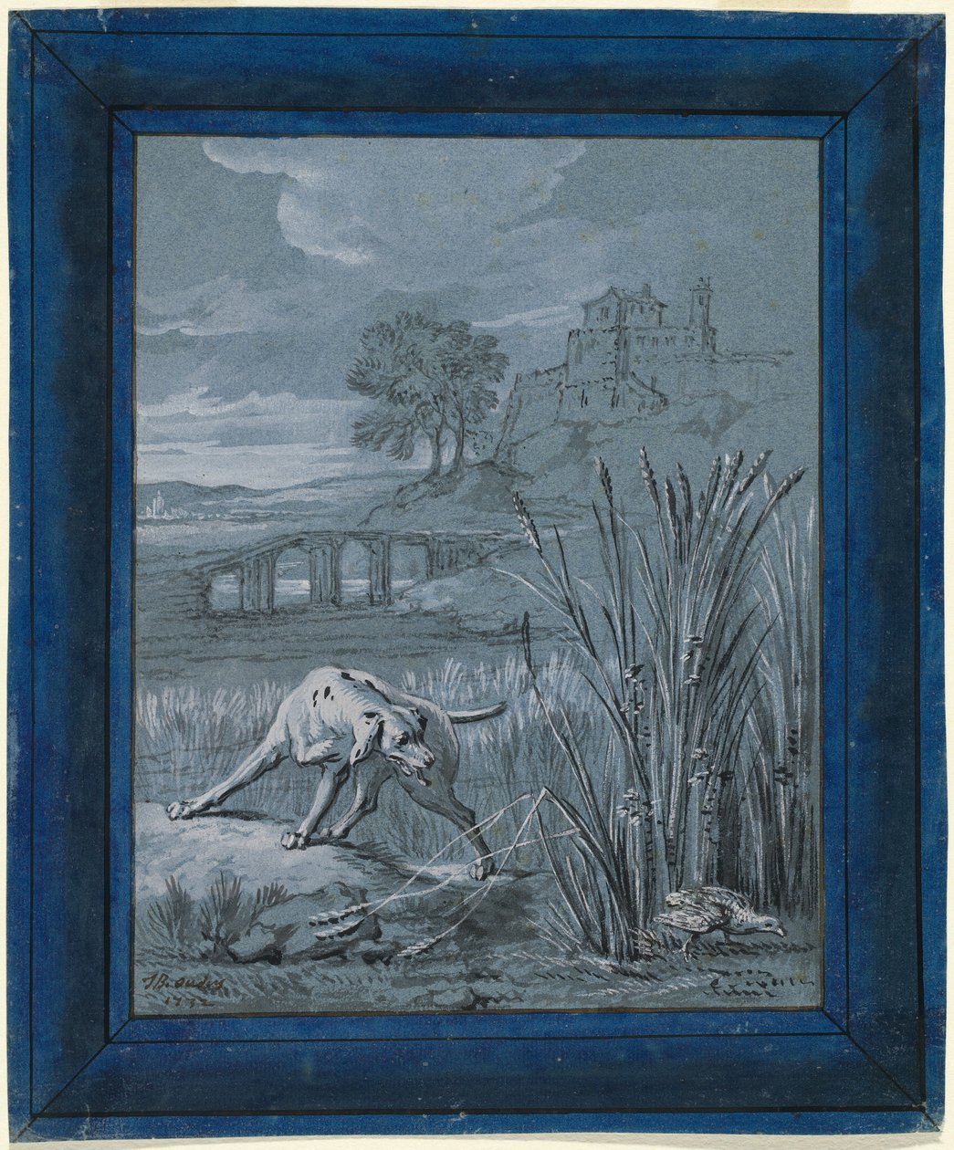 A Partridge Saves Her Young alkotó: Jean Baptiste Oudry