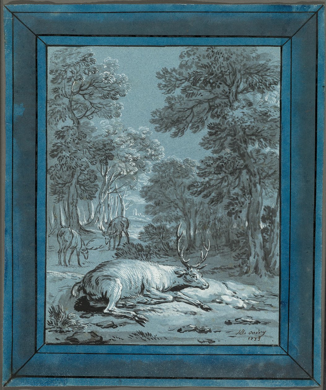A beteg szarvas alkotó: Jean Baptiste Oudry