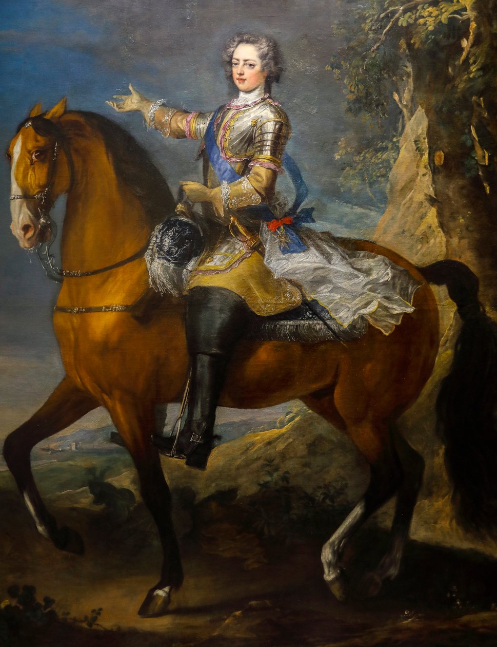 Az ifjú XV. Lajos, Franciaország királya alkotó: Jean Baptiste & Parrocel Charles (1688 1752) van Loo